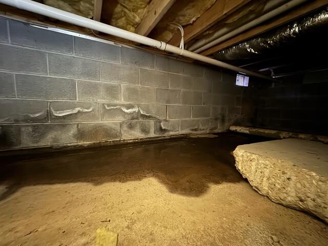 Heavy Moisture in Crawl Space