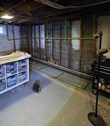 Extensive Horizontal Crack