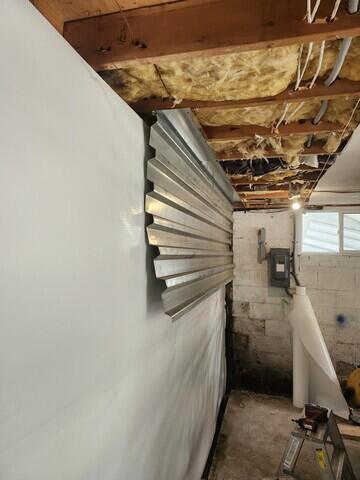 Corrugated steel panels
