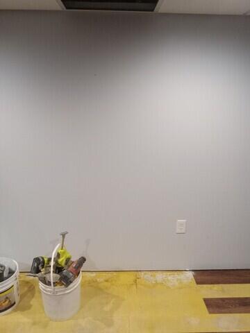 Finished wall