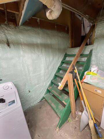 2" of spray foam