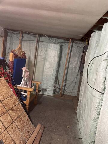 2" of spray foam on foundation walls