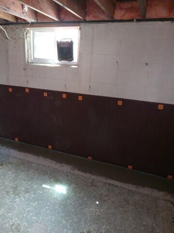 Floor is re-concreted