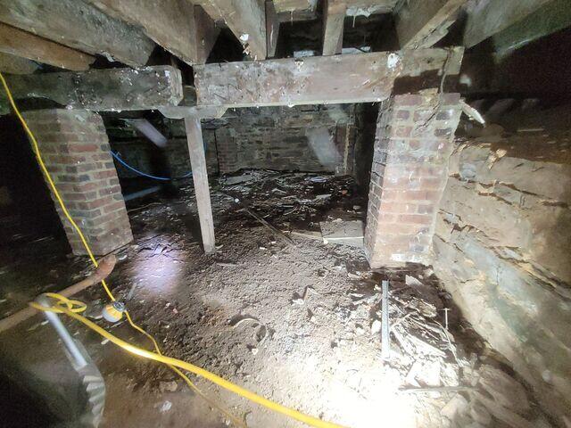 Damp Crawlspace