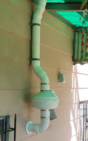 Radon Fan Installation