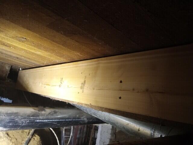 floor not being supported