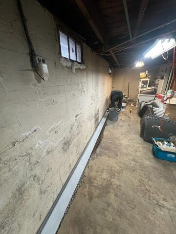 WaterGuard Perimeter Drainage Set in Place