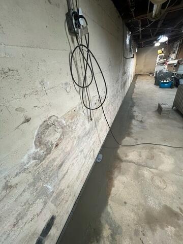 WaterGuard Cemented into Foundation