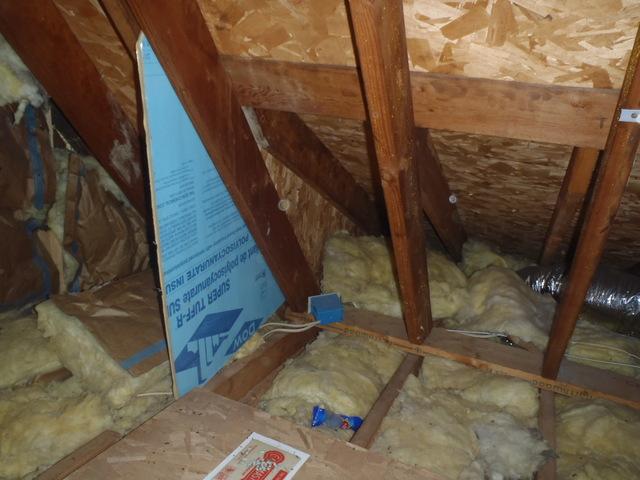 These homeowner's are low on attic insulation. To solve this problem, Dr. Energy Saver Delmarva will install TruSoft Cellulose Insulation to reach optimum R-value. 