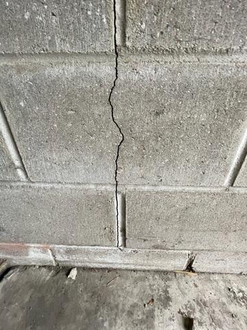 Structural Crack in Foundation Wall