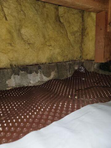 Crawl Space Drainage Matting