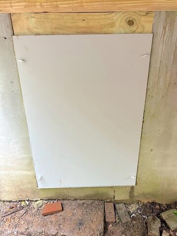 New. Crawl Space Door