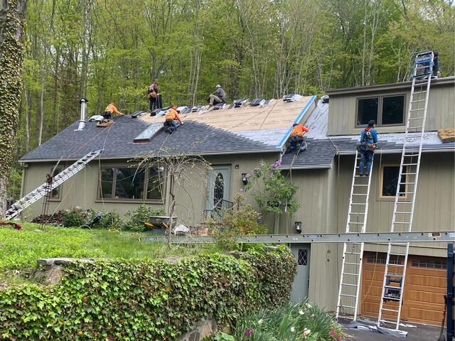 New Shingles Are Installed