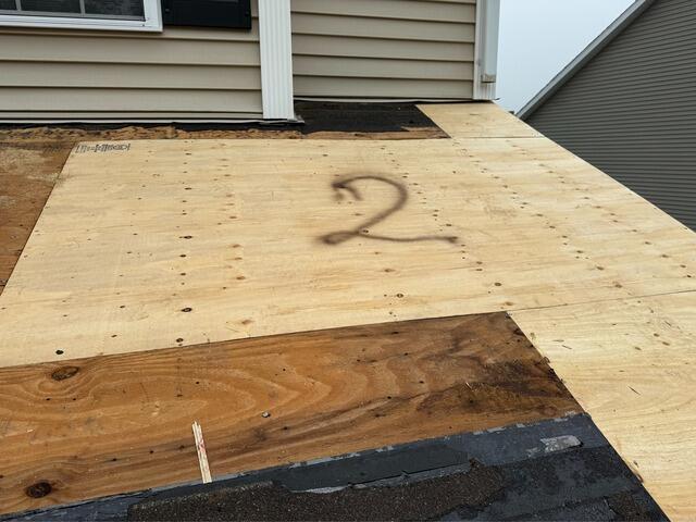 New Plywood Is Installed