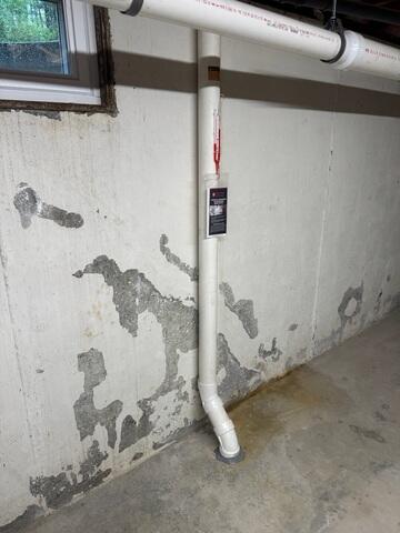 Radon Extraction Point