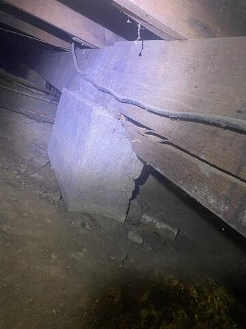 Rotted Support Beam