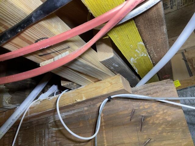 Poorly Constructed Crawl Space Supports