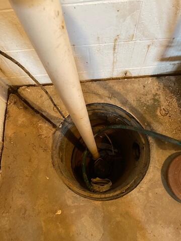 Old Sump Pump