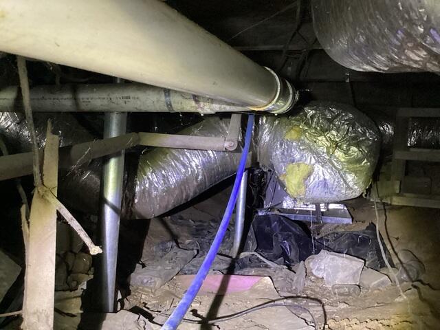 Crawl Space During Inspection