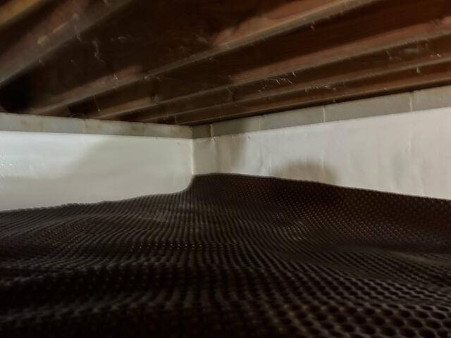 Drainage Matting Installed and CleanSpace Added to Walls