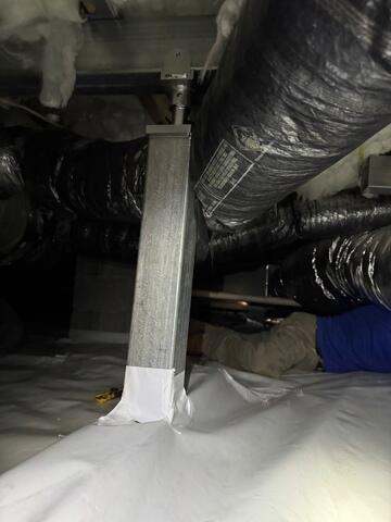 Solid Crawl Space Support