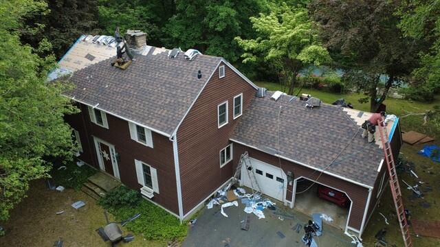 New Shingles Are Installed