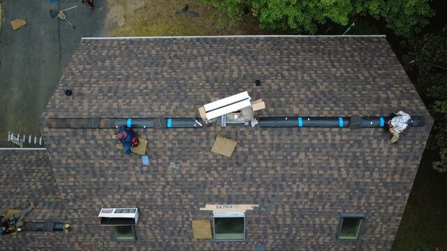 Ridge Vent Is Installed