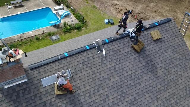 Ridge Vent Is Installed