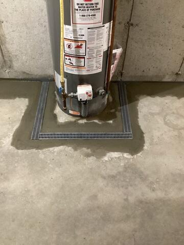 TrenchDrain Around Utilities