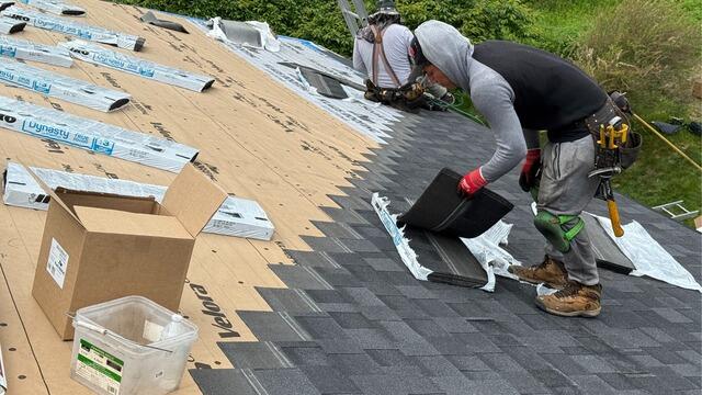 New Shingles Are Installed