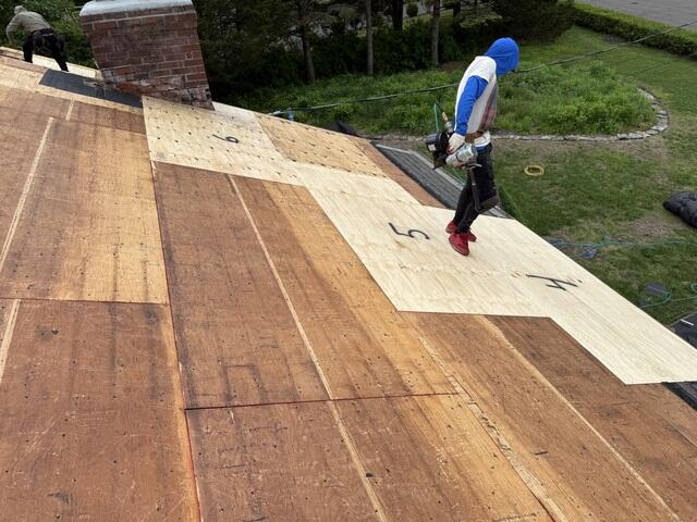 New Plywood Is Installed