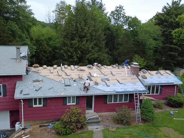 New Shingles Are Installed