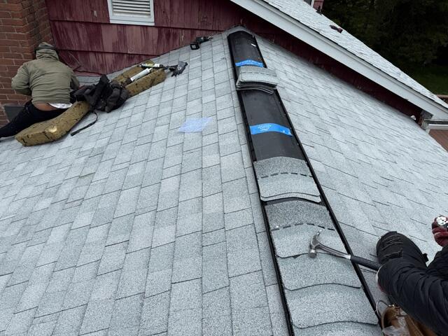 Ridge Cap Is Installed