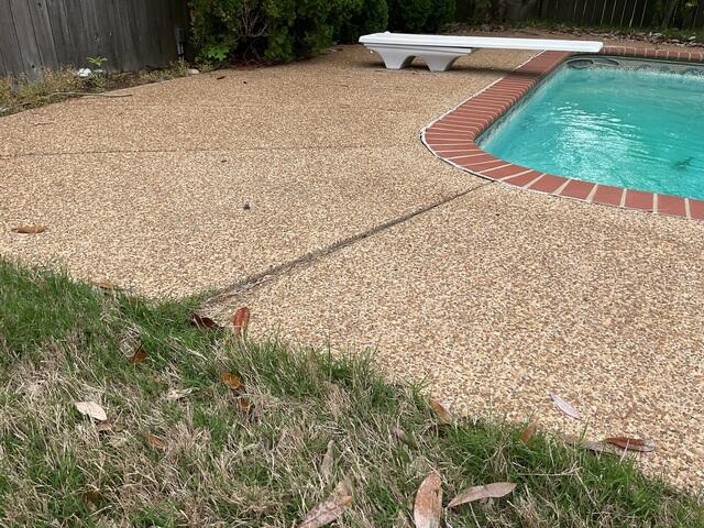 Uneven Pool Deck
