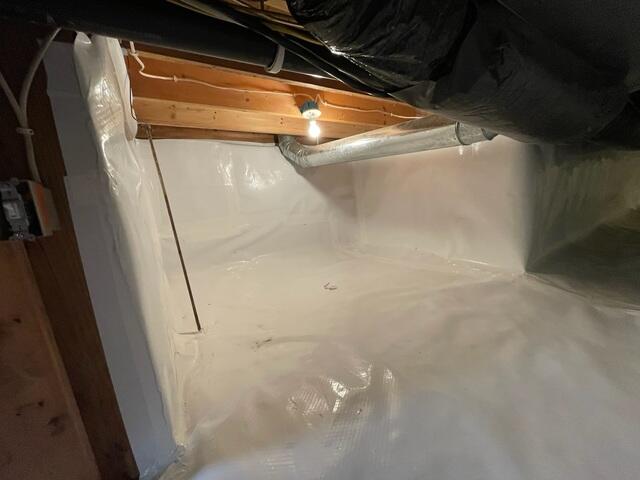 Crawl Space Wall Encapsulated with CleanSpace®