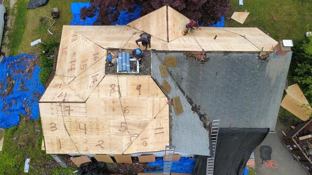 New Plywood Is Installed