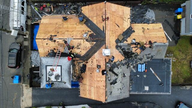 The Old Shingles Come Off