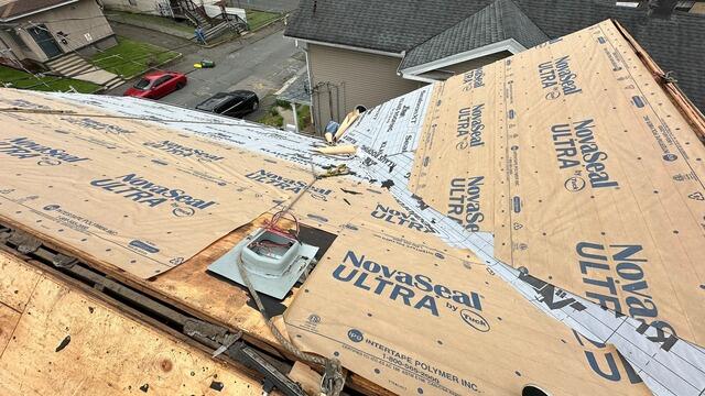 Underlayment Is Installed