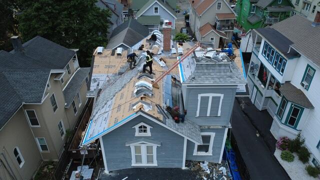 New Shingles Are Installed