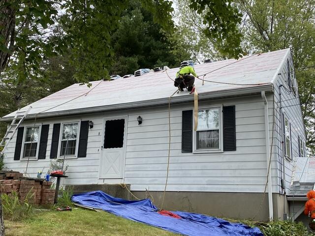 Underlayment Is Installed