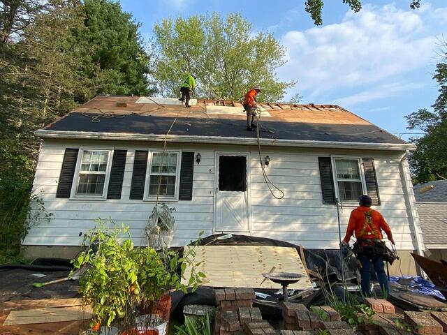 New Plywood Is Installed