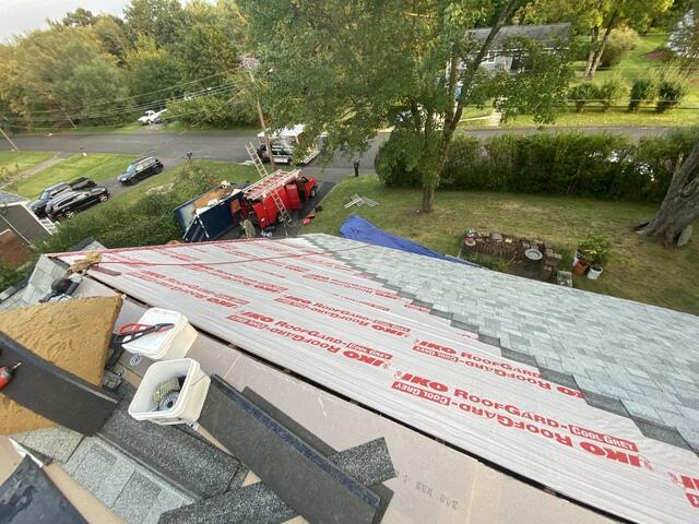New Shingles Are Installed