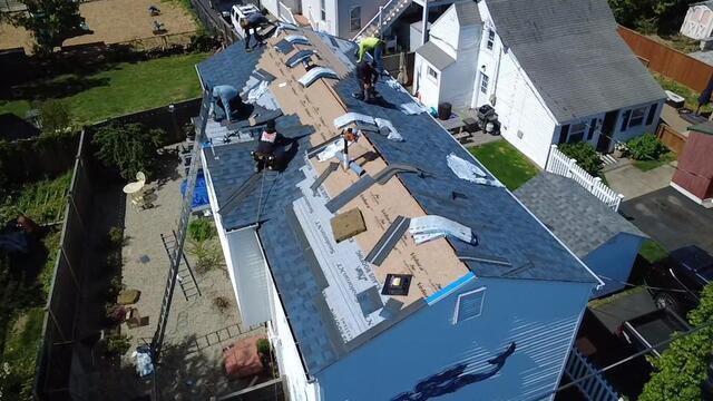 New Shingles Are Installed