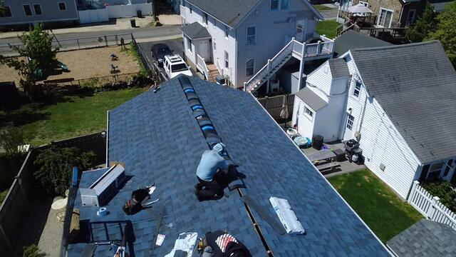 Ridge Vent Is Installed