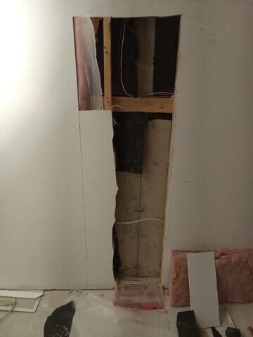 crack in wall