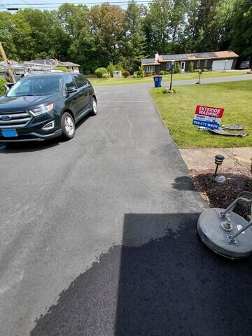 Driveway before