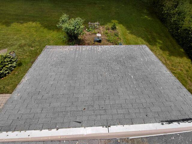 Roof after cleaning