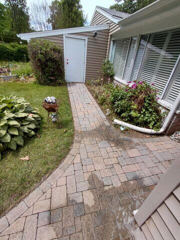 Pavers after cleaning