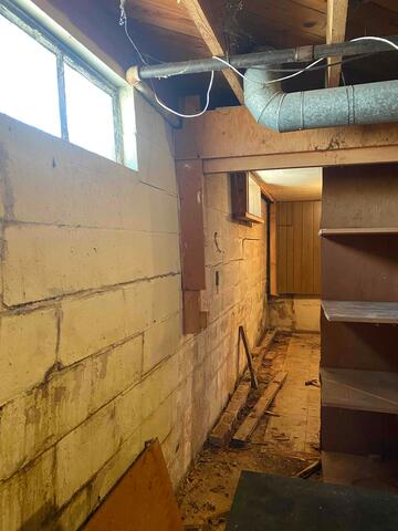 Failing Basement Wall in Butler, KY