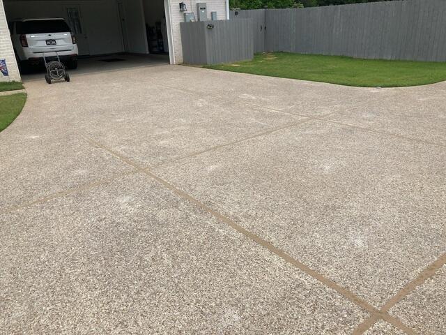 Concrete Driveway Protected